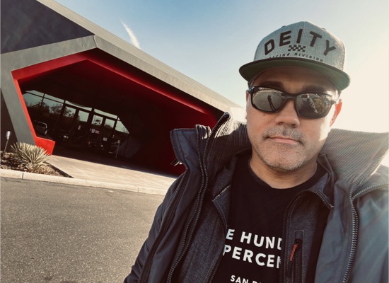 Me outside of Fox HQ